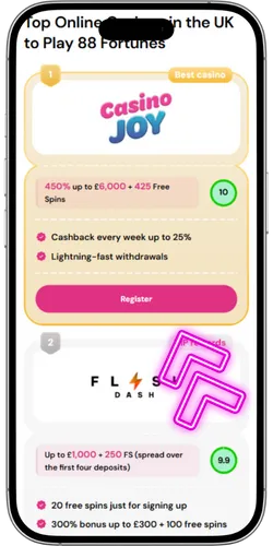 88 Fortunes casino UK