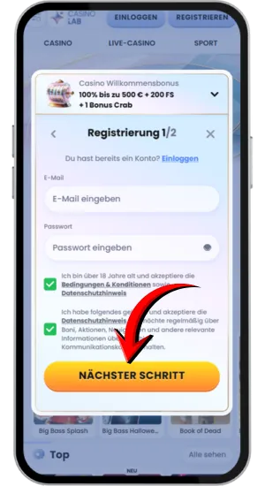 88 Fortunes Registrierung